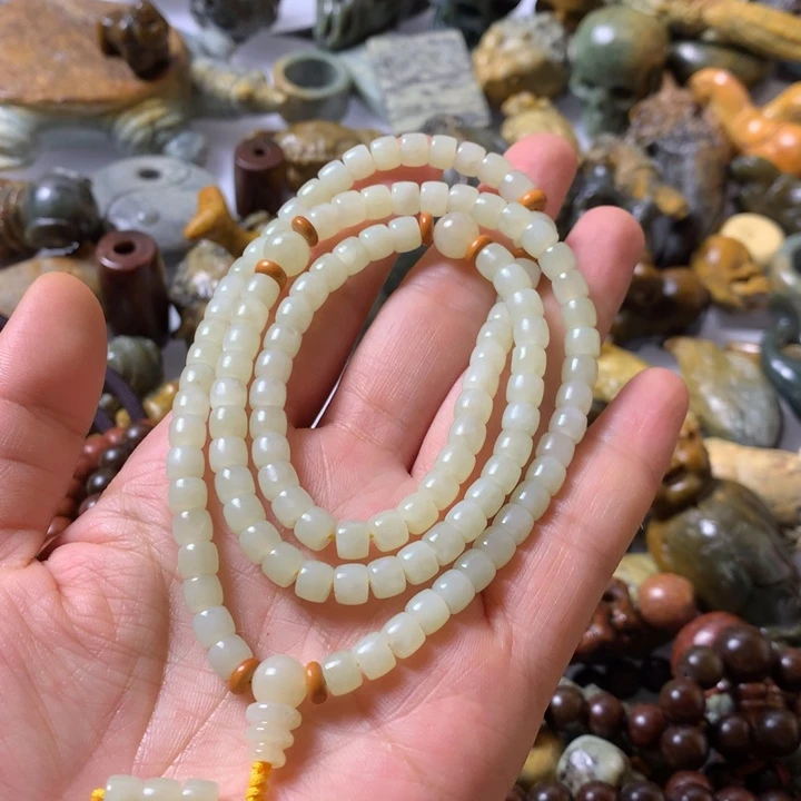 岫岩河磨玉（透闪石质玉）未镶嵌笔搁