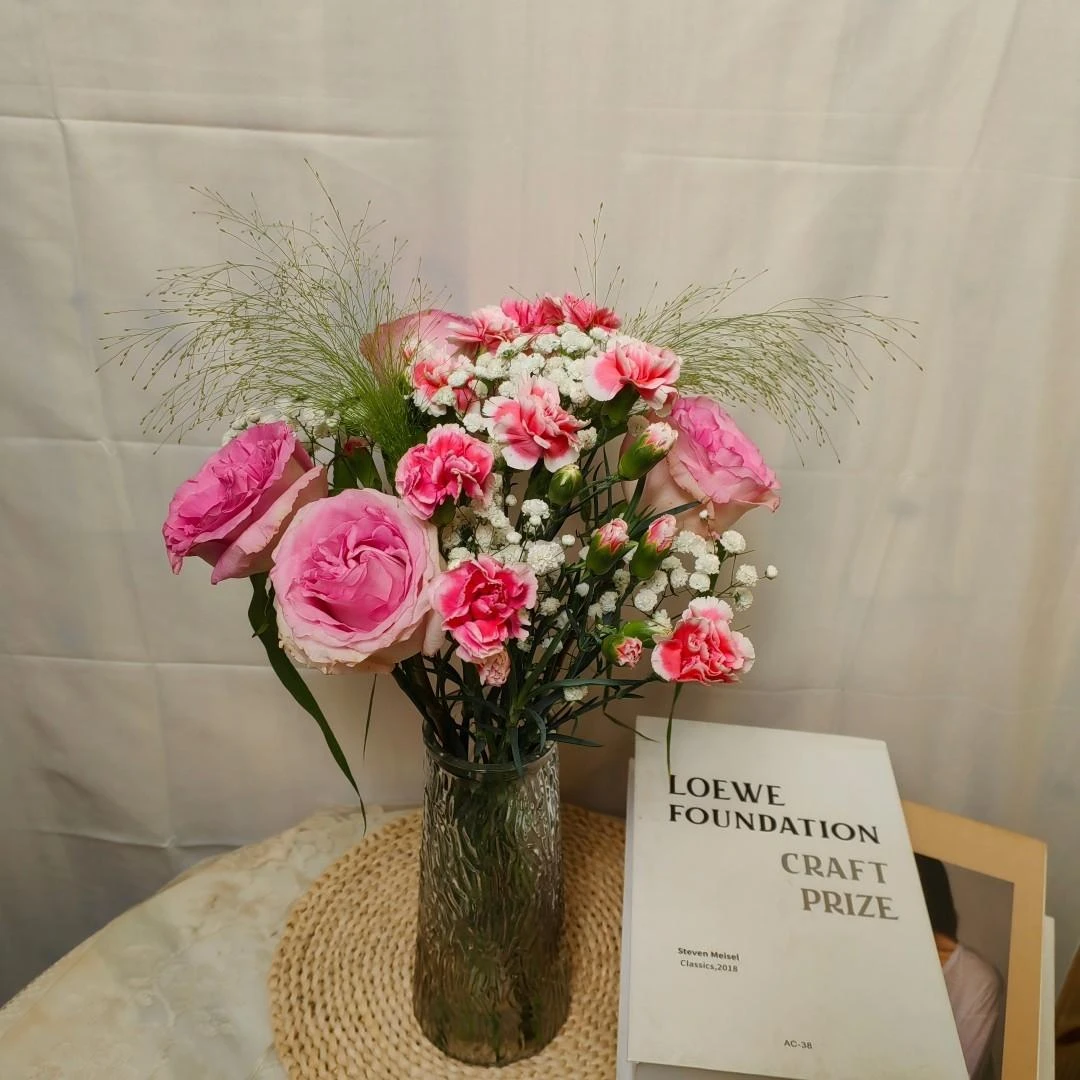 【1玫瑰粉色组合基础款】斗南鲜花云南直发小花束鲜花一单京东包邮