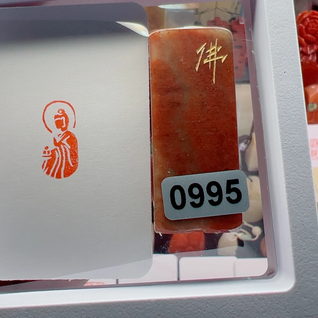 寿山石印石佛像1*2