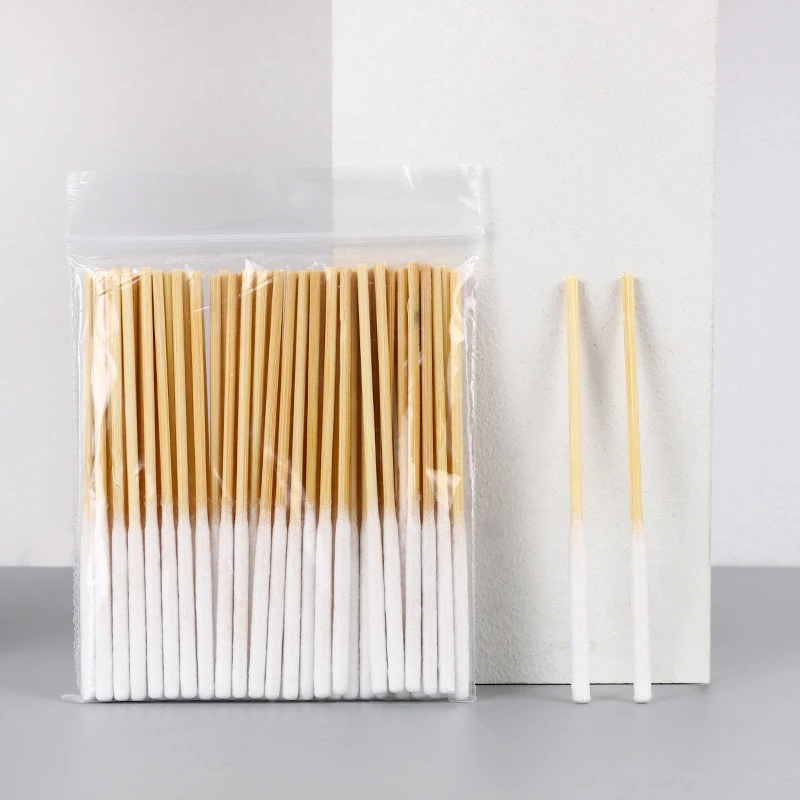 加长棉头棉棒美容院祛斑修复保养液营养袋装化妆厚薄款