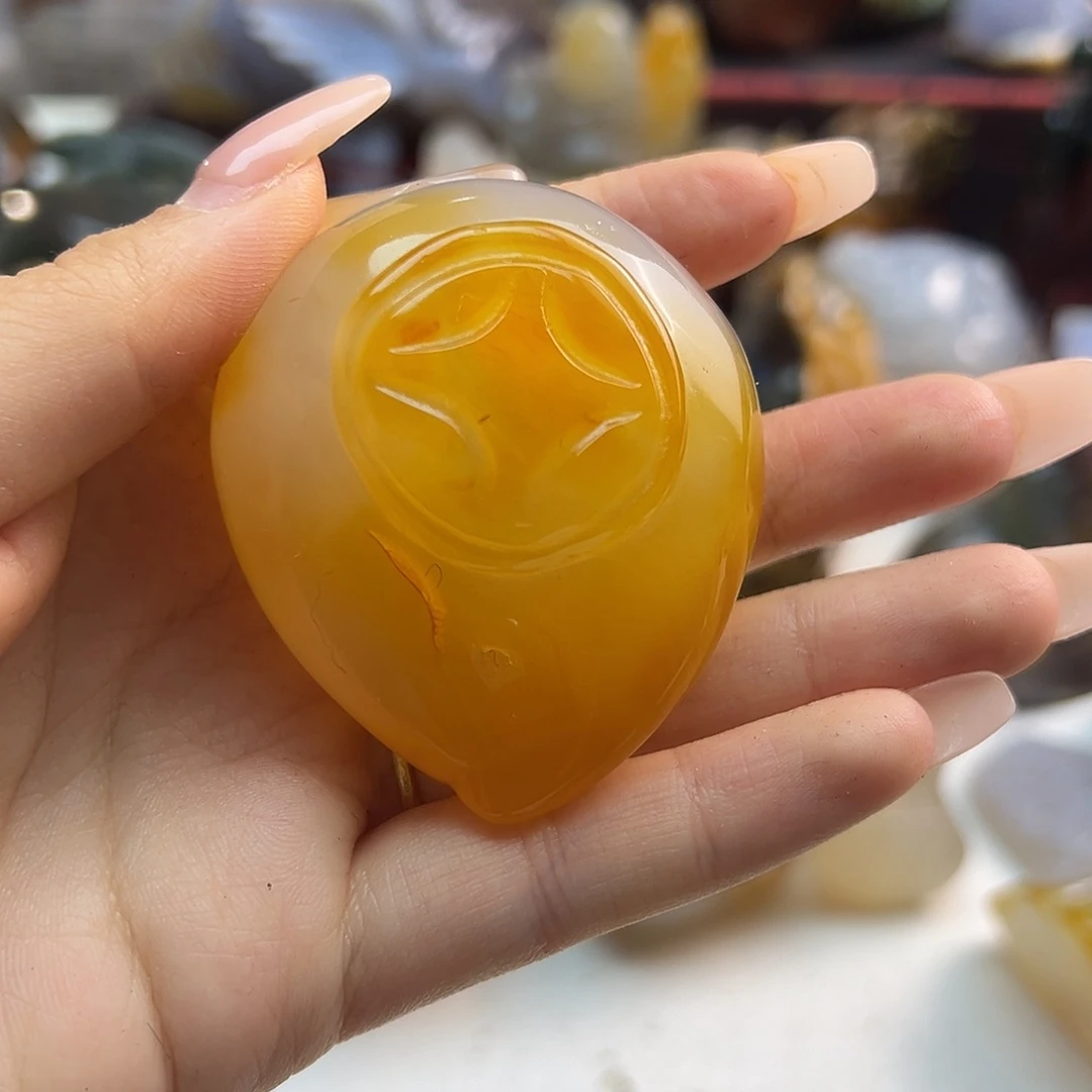 玛瑙/玉髓合金颈饰