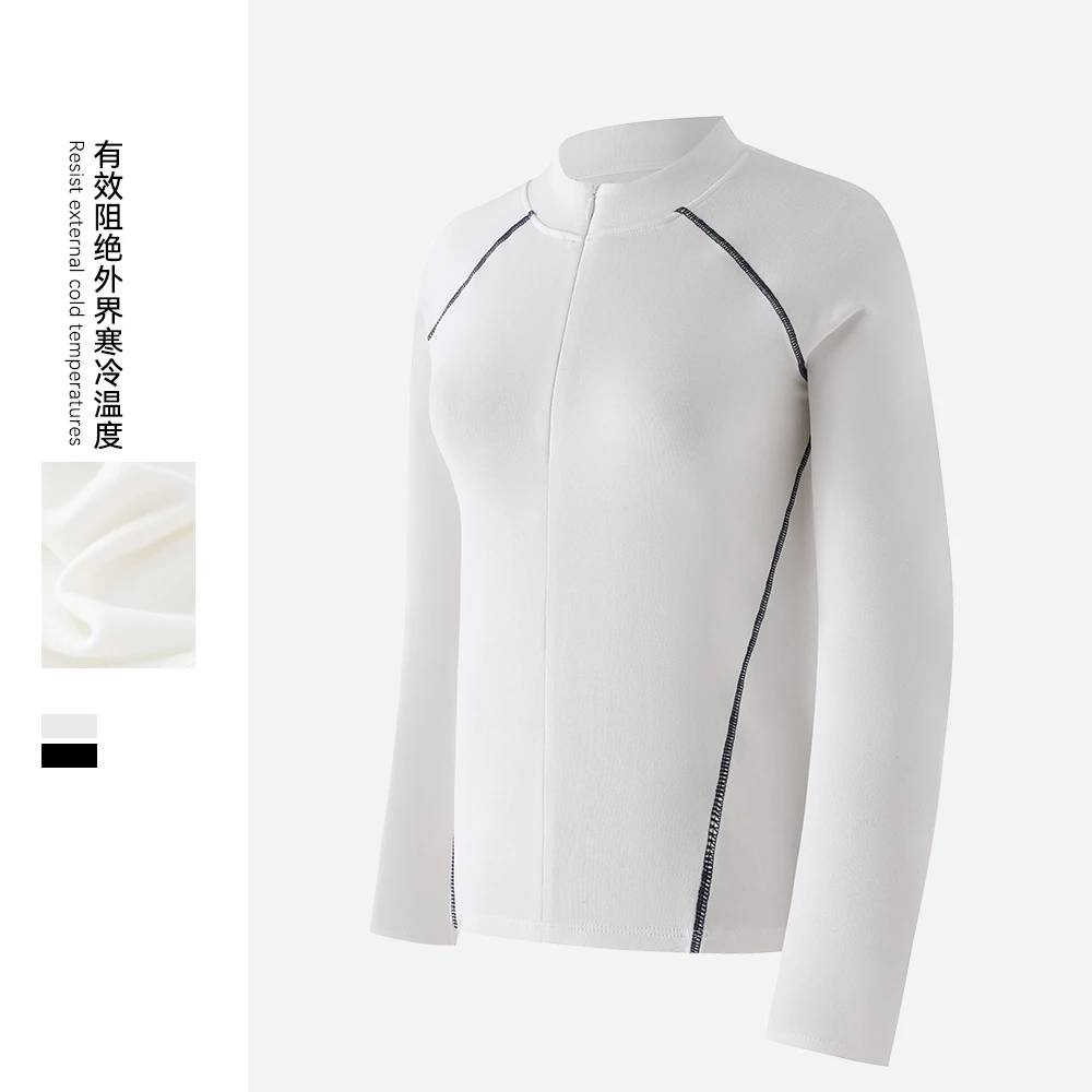 XY打底女秋冬洋气内搭可外穿高领长半拉链上衣C25C41