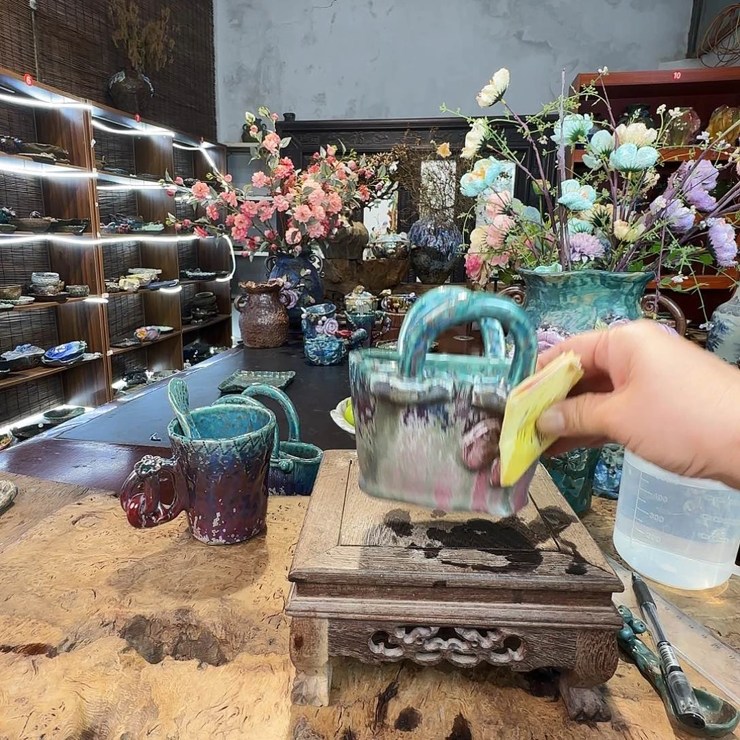 游***5纯手工咖啡杯盘碗