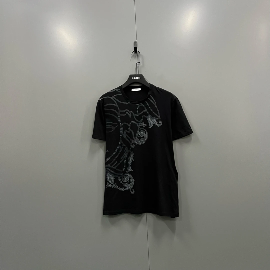 95新 VERSACE/范思哲 tt3 半人像印花短袖 M码/98新/102854