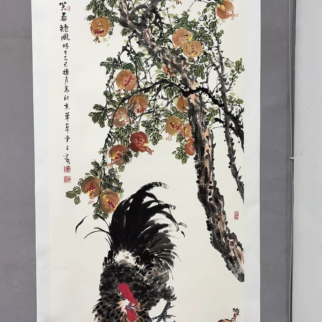 国画亲笔手绘放心去藏