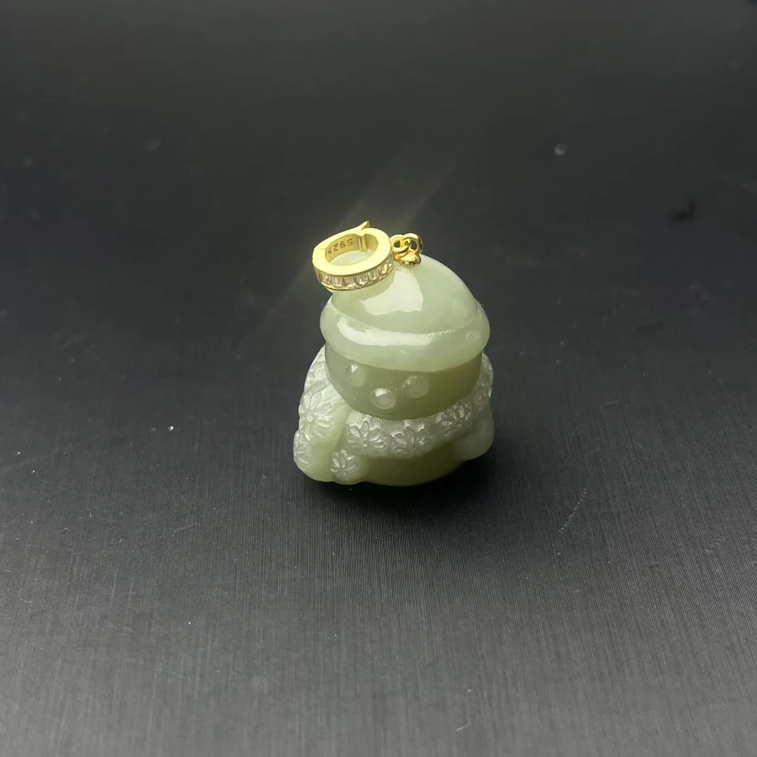 ZBG2515和田玉小雪人925(珠宝多样性发其一）