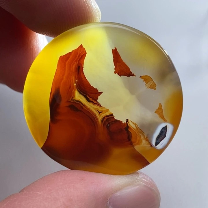 玛瑙/玉髓吊坠未镶嵌兰**士