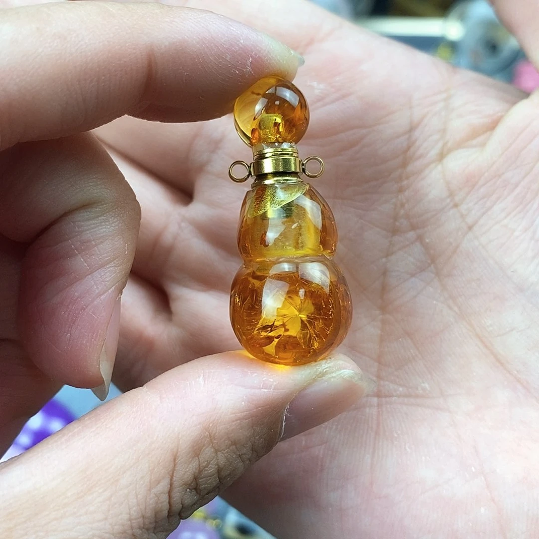 查罗石颈饰合金圆**妙天然