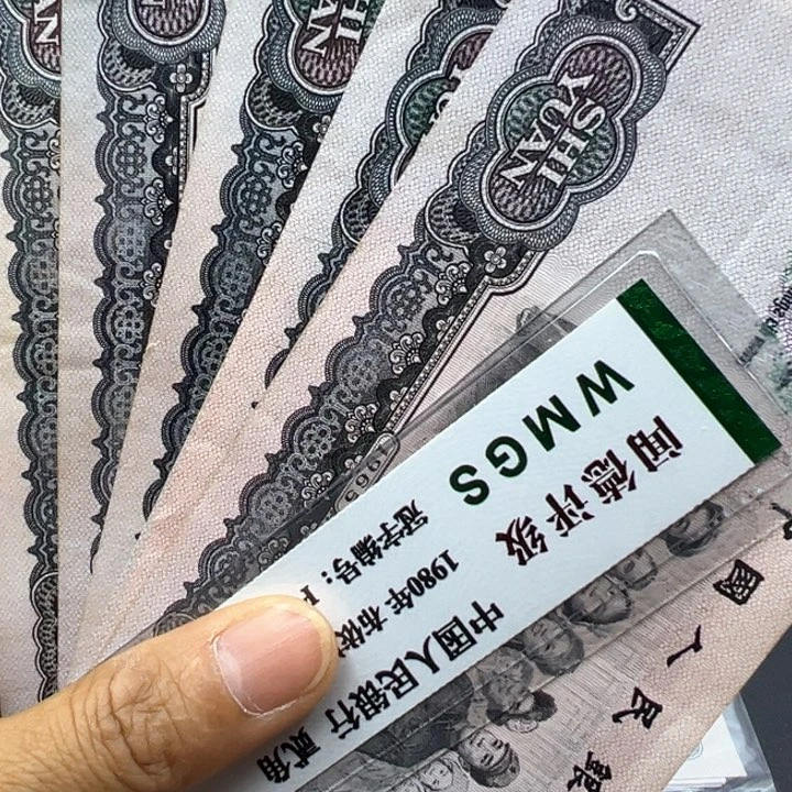 塑料第三套人民币大团结好品