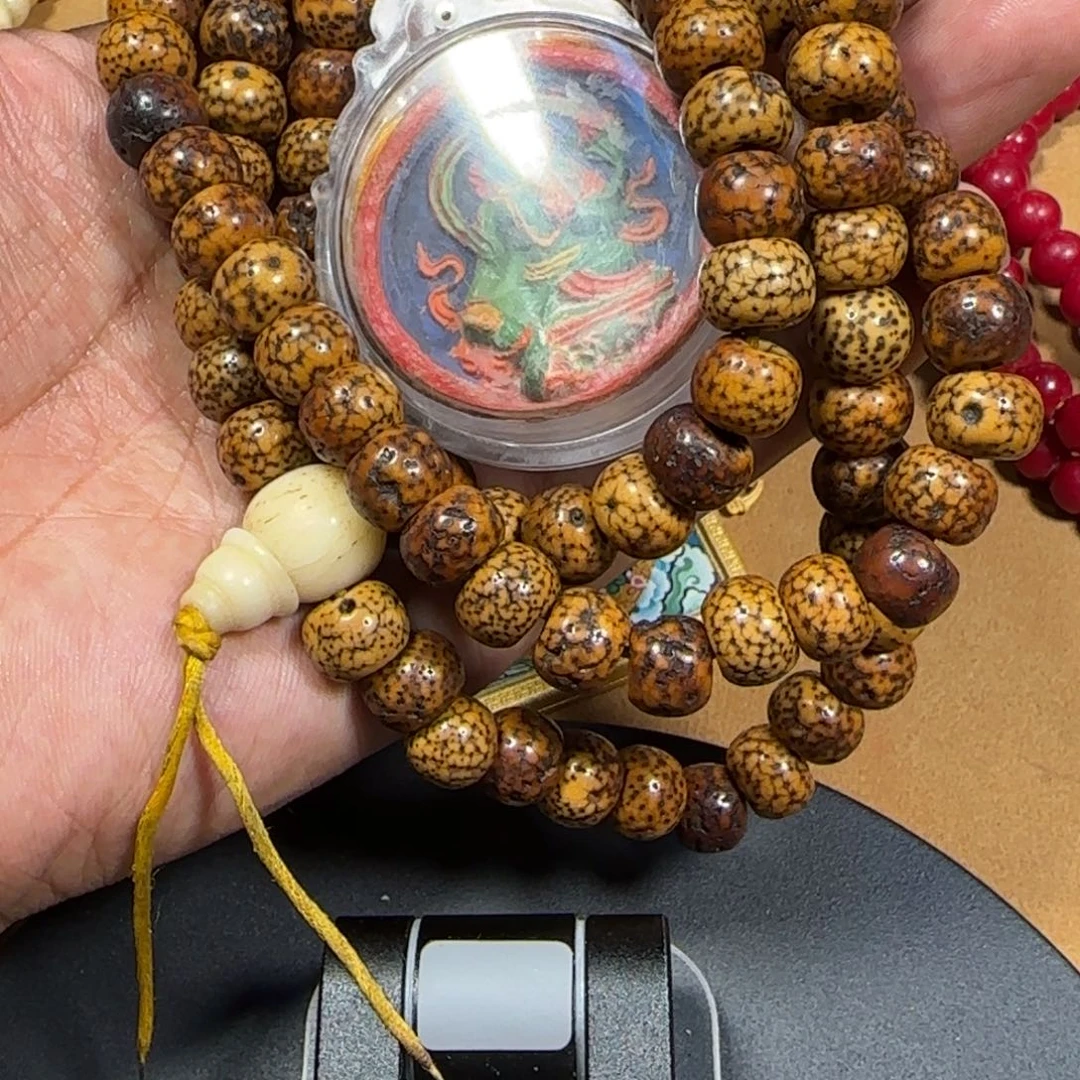 星月菩提吊坠手串