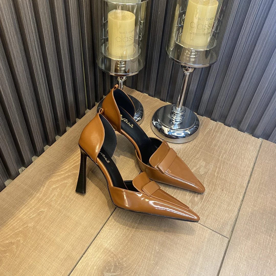 高跟鞋女鞋气质单鞋时尚细跟尖头鞋子细高跟浅口性感百搭