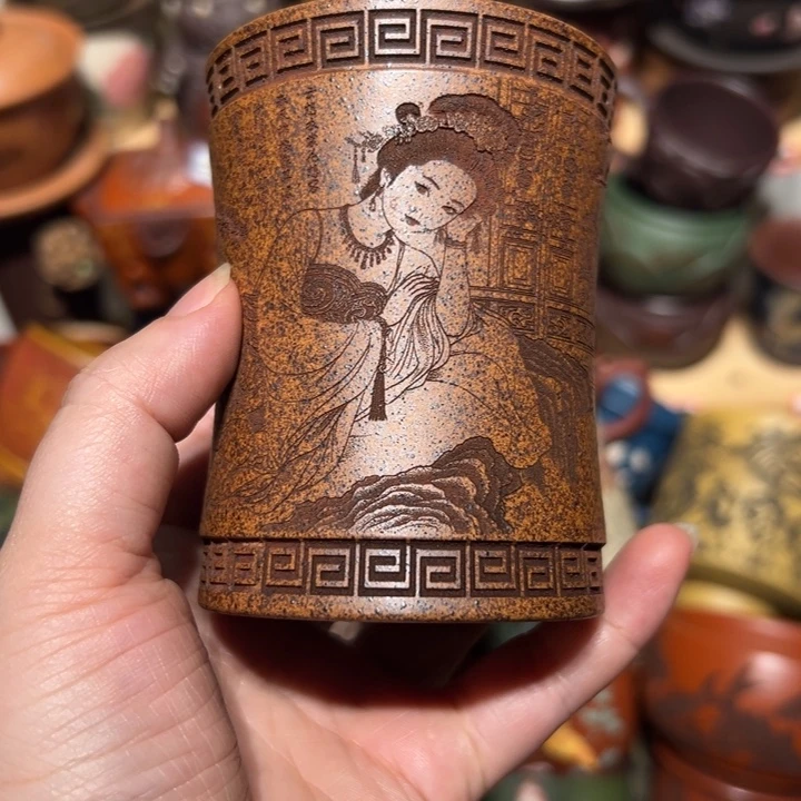 茶杯紫砂宜兴紫砂主人杯