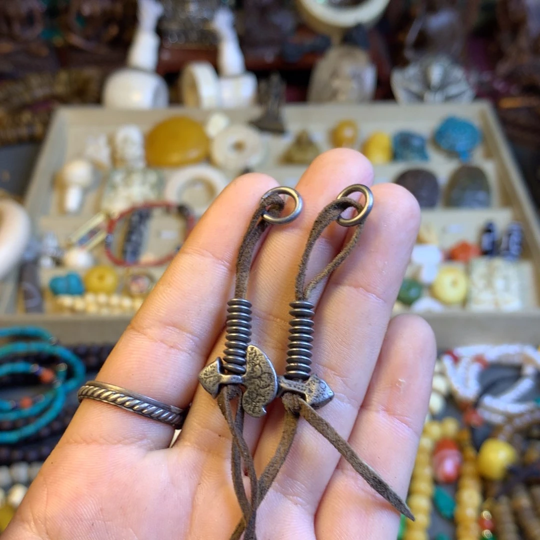 星月菩提吊坠金*喜马拉雅艺术品