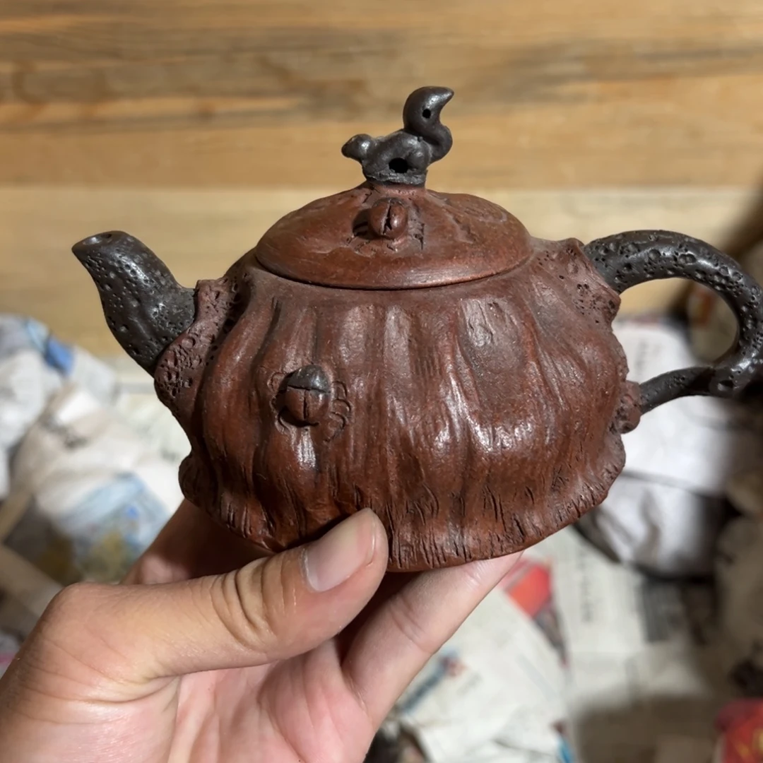 茶壶紫砂老厂紫砂壶一件！