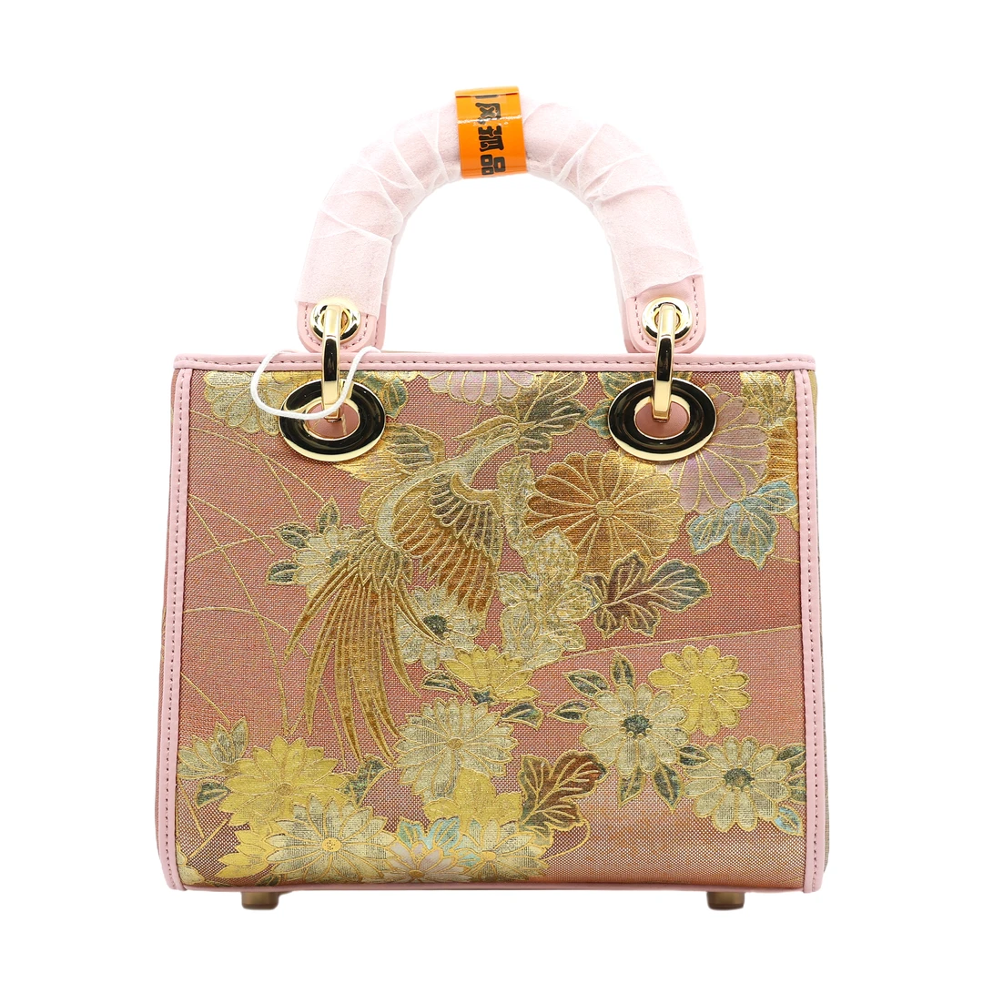 锦美人唐锦非遗手作中戴妃杏花粉