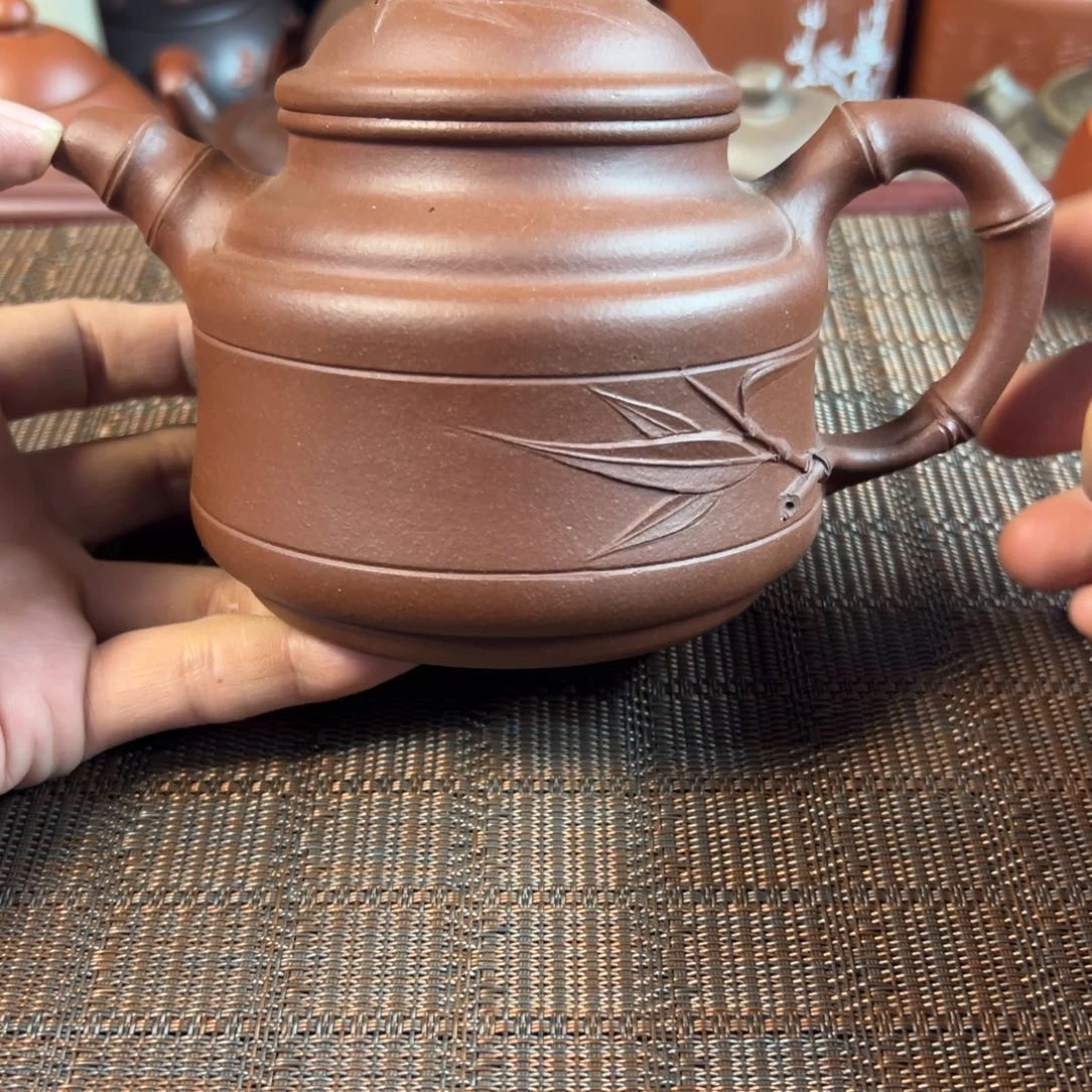 紫砂茶壶宜兴原矿紫砂壶450毫升容量