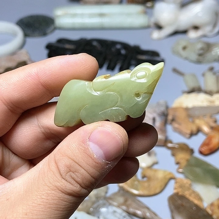 和田玉未镶嵌颈饰168