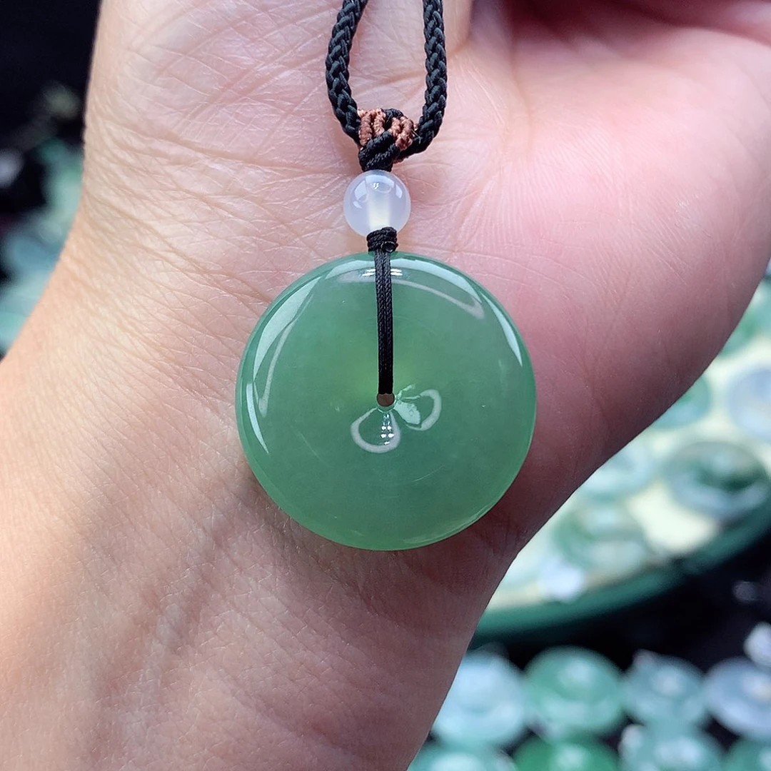 翡翠颈饰未镶嵌55尺寸23.5/5.0