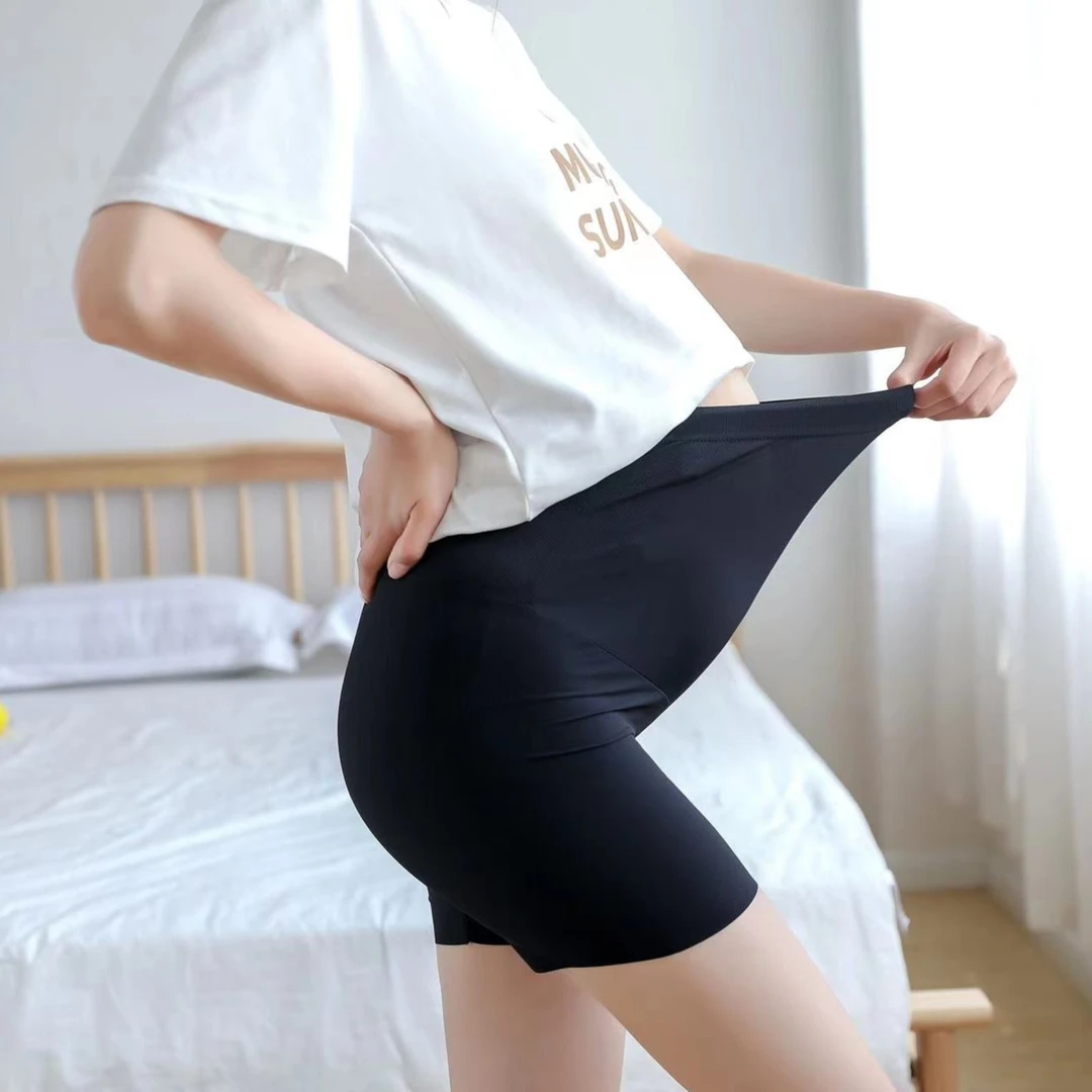 【冰感二合一】锦纶透气孕妇短裤夏季安全裤外穿防走光托腹打底裤