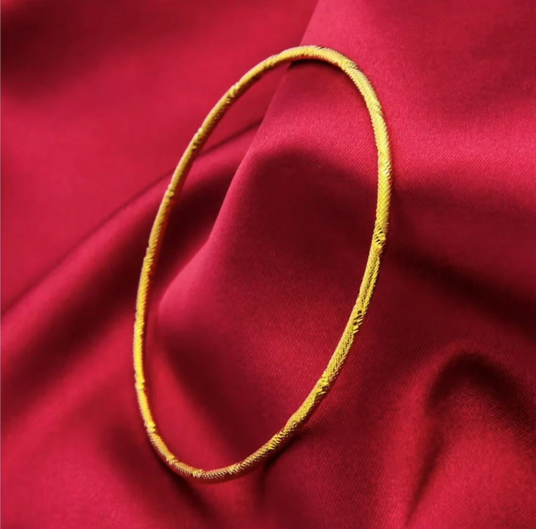 【安安粉丝专属】 三生三世光面三环合金手镯DH6256