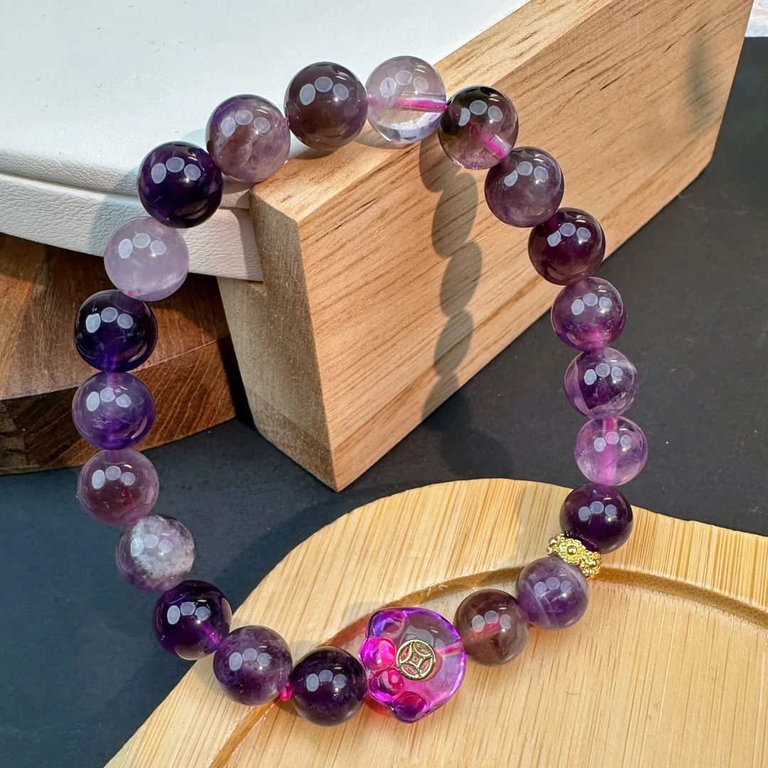 【拍1拆7】天然玛瑙玉石水晶Diy设计手串手链多样性发货