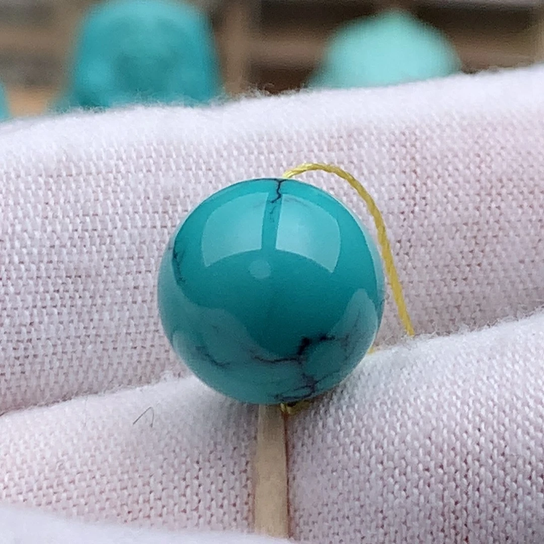 绿松石未镶嵌珠宝奇石11.7mm