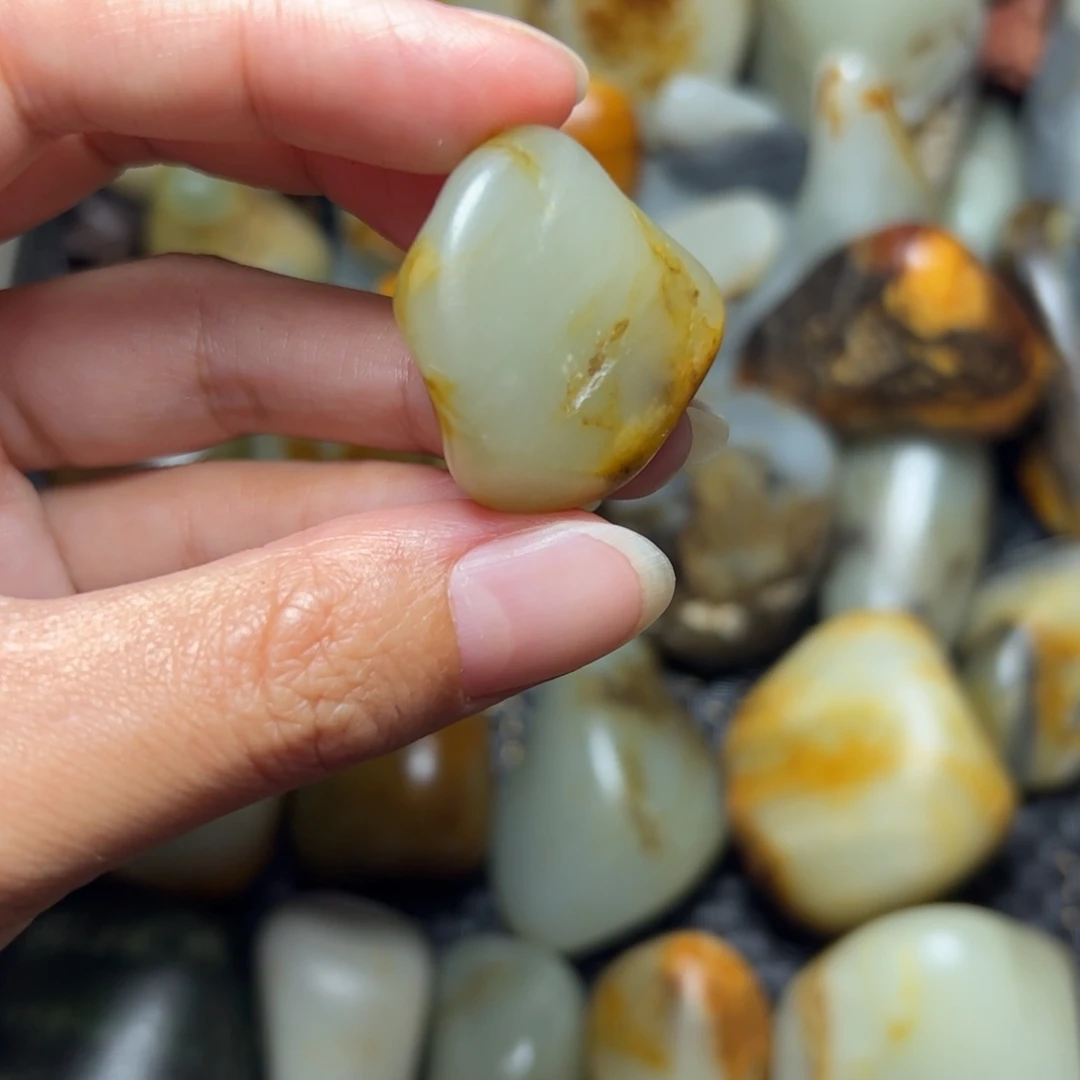 和田玉未镶嵌挂件A41