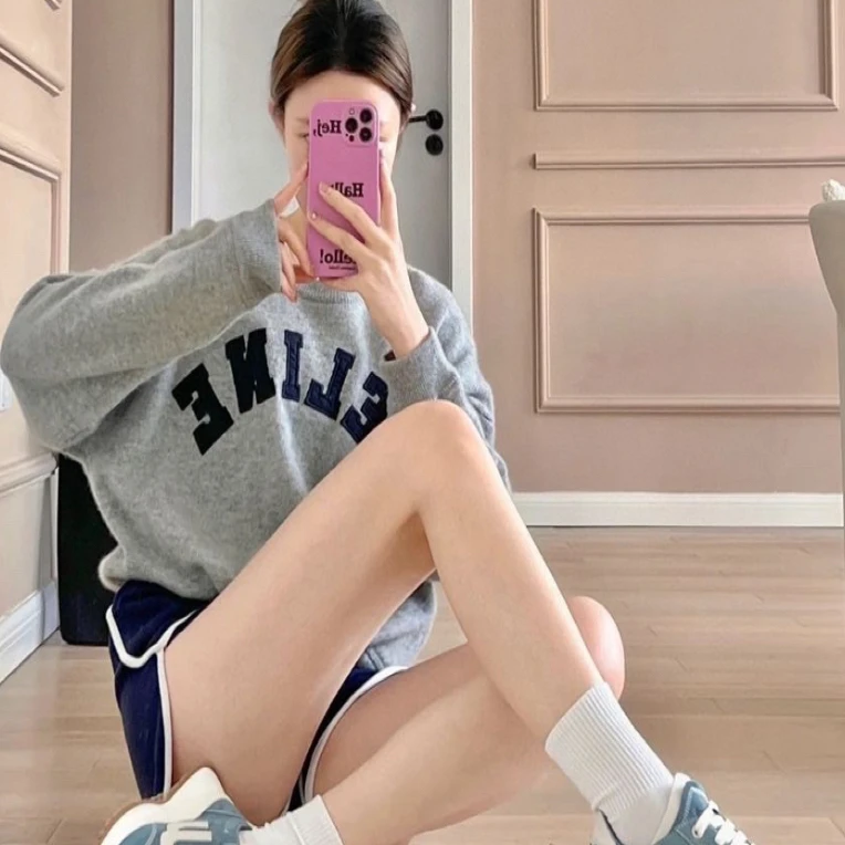 99新 Celine/思琳 Celine 灰色毛衣 m