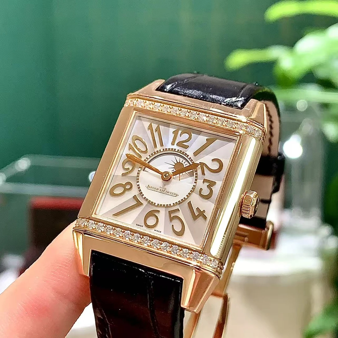 99新 Jaeger-LeCoultre/积家 Q7042493单翻转自动玫瑰金42*28.8盘