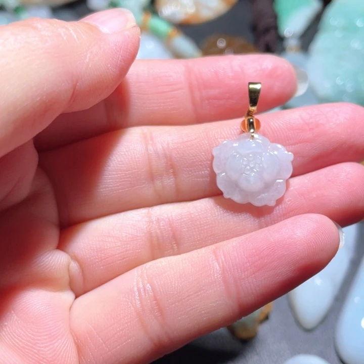 【闪购商品】翡翠颈饰未镶嵌菲*天然翡翠