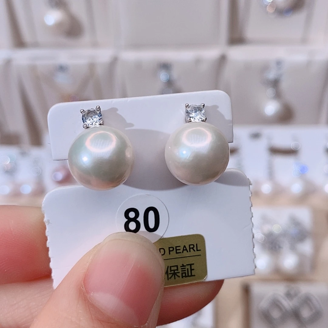 颈饰银S925镶嵌淡水珍珠