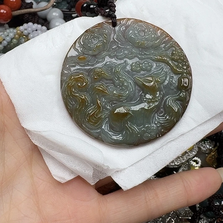 颈饰未镶嵌翡翠翡翠