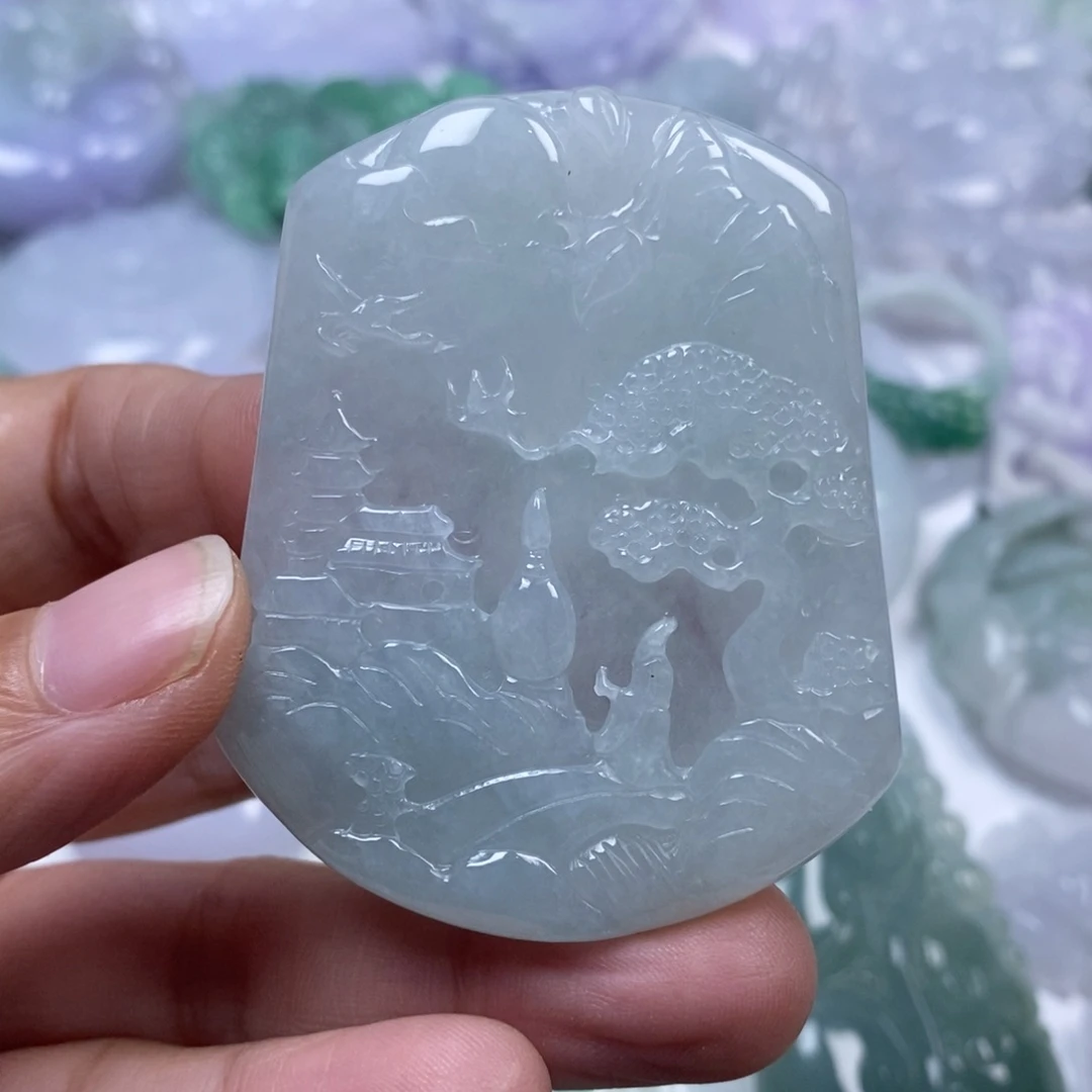 颈饰未镶嵌翡翠翡翠