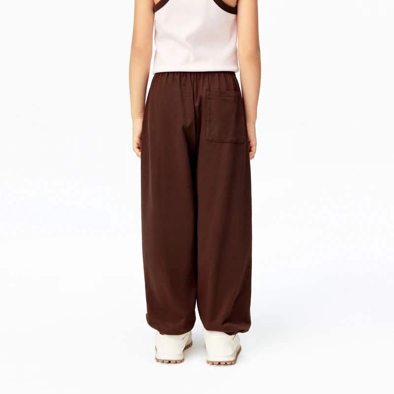 littlemoco童装25夏装新款男女童凉感速干松紧腰卫裤#KBE2PAT015