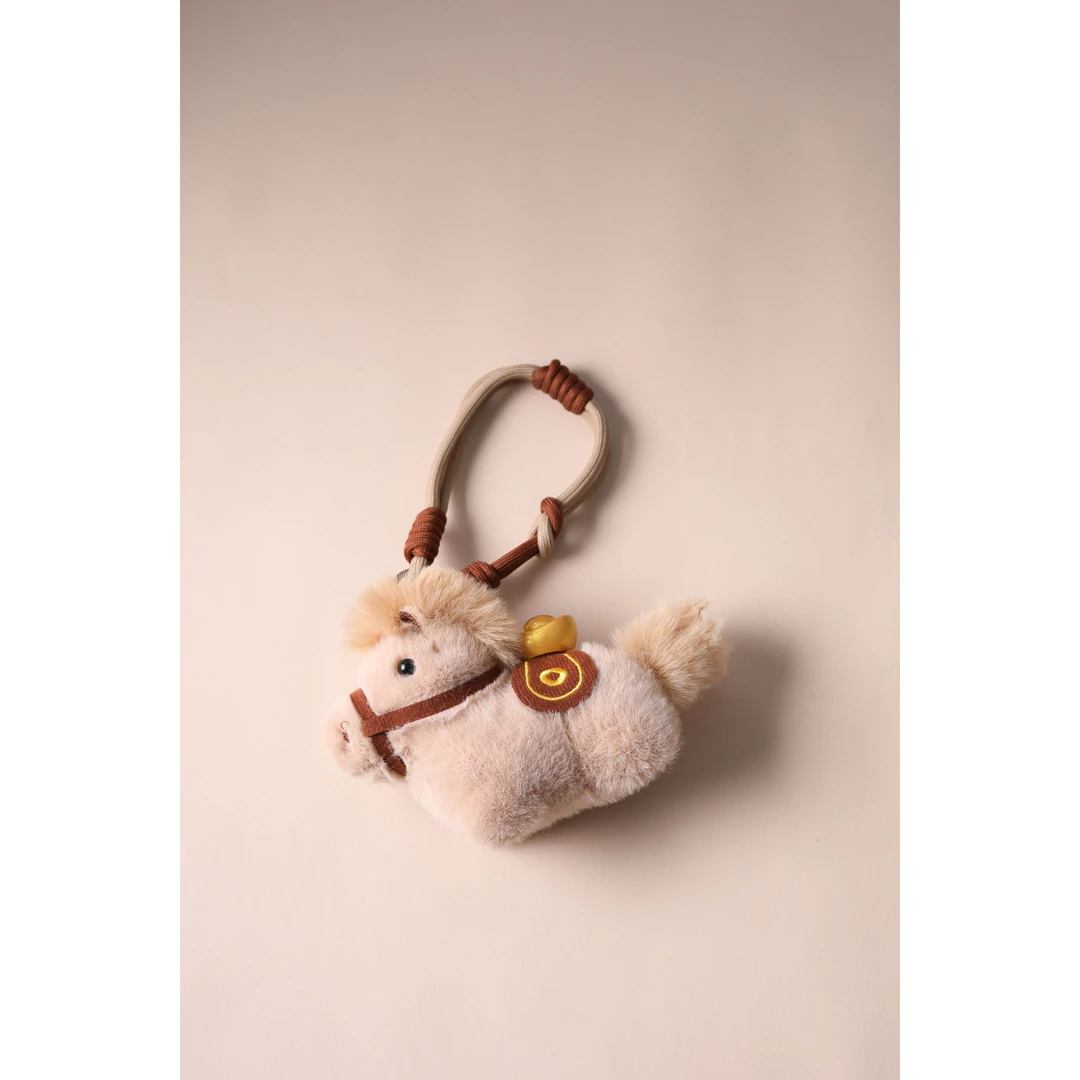 【马年新品】”马上暴富”装饰毛绒挂件大号