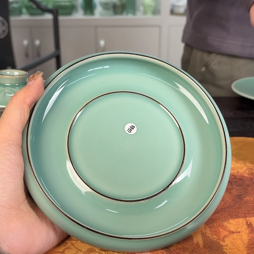 龙泉云间青瓷小米茶器