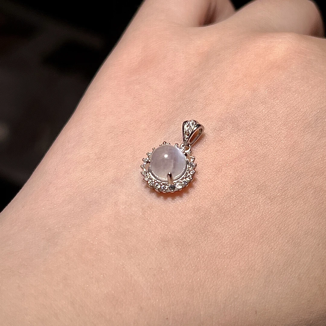 s925蓝月光吊坠 KT24040139