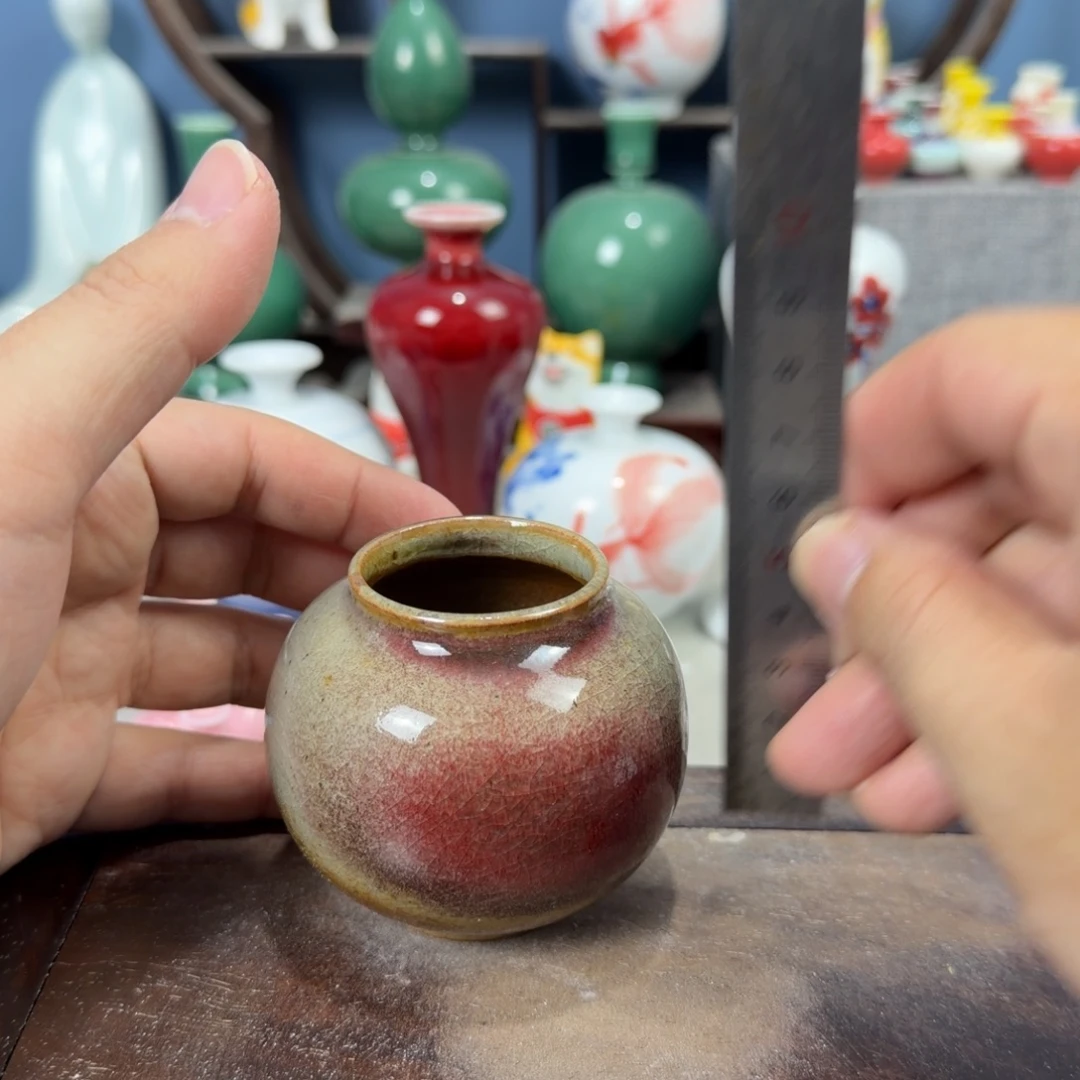 陶瓷手工小花器摆件