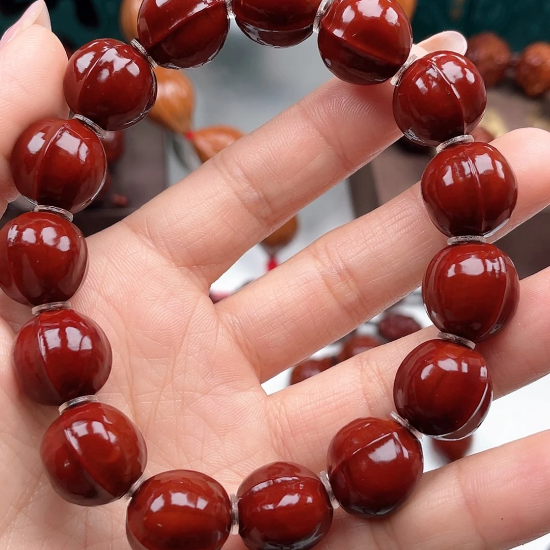 橄榄核手串沙鱼背