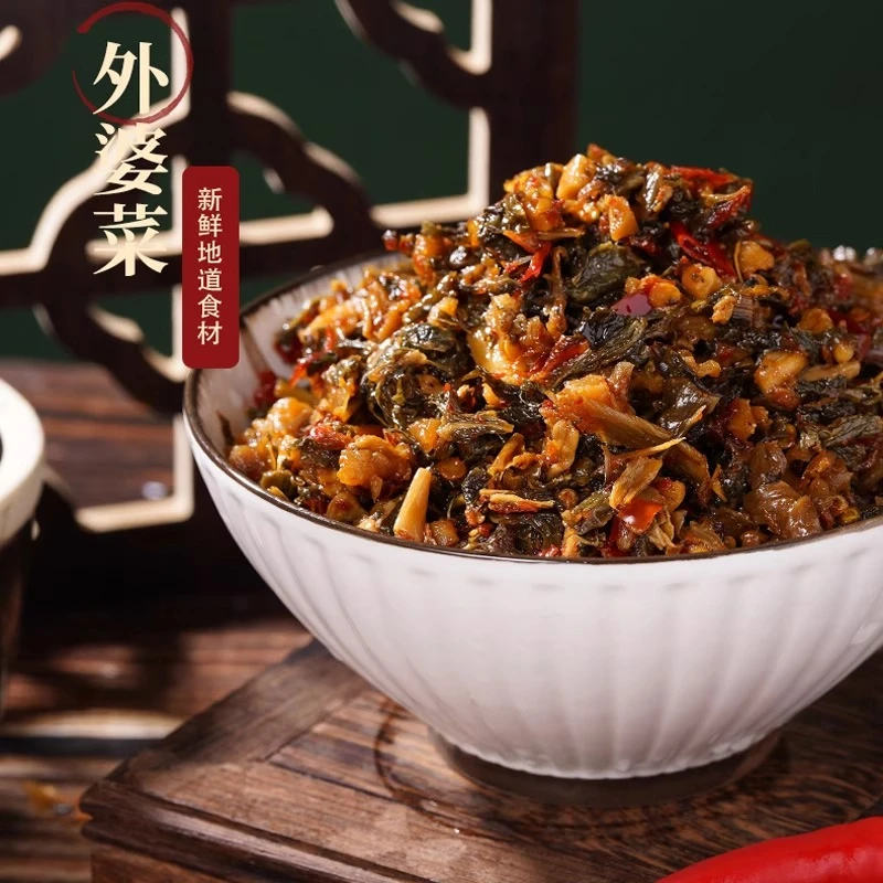 曾姐拌饭外婆菜正宗湖南特产拌面酱菜咸菜梅干菜辣椒酱下饭菜