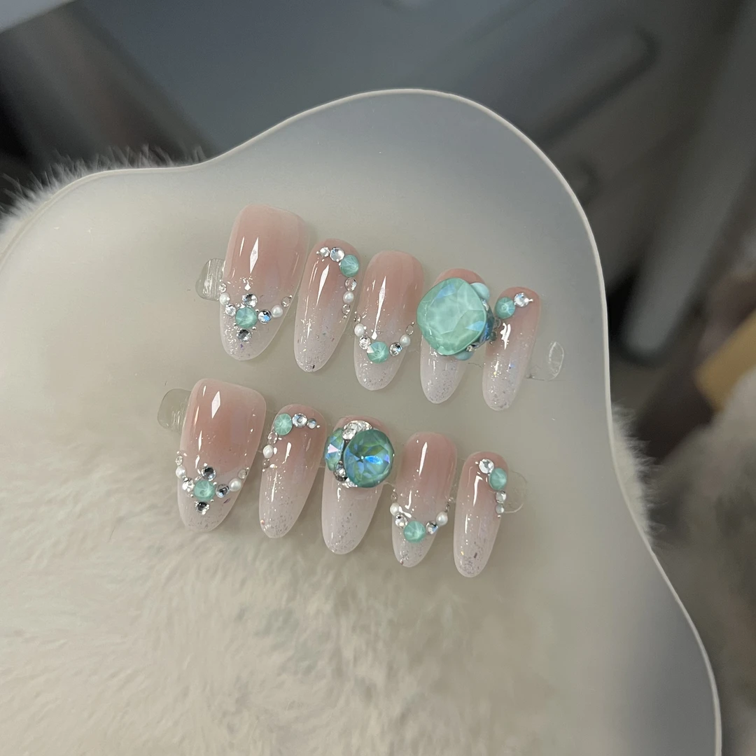 本宫指义【E5/施华】穿戴甲纯手工 爆款施华钻