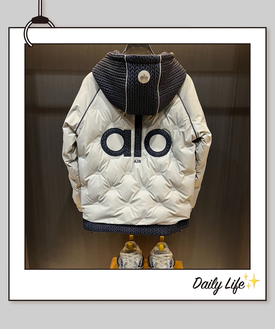 【多】25秋冬新款连帽白鸭绒羽绒服情侣同款加厚保暖L2127