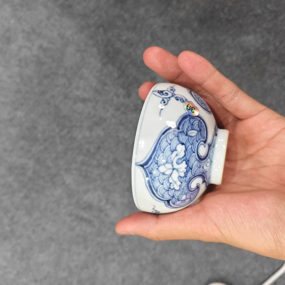 看花纹纯手工主人杯