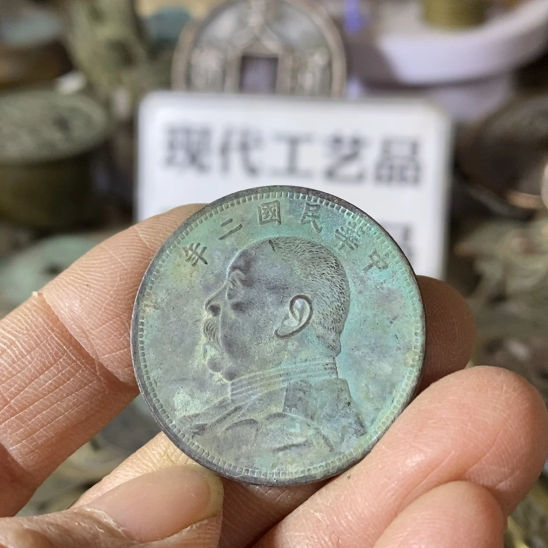 铜现代工艺品学习币铜钱