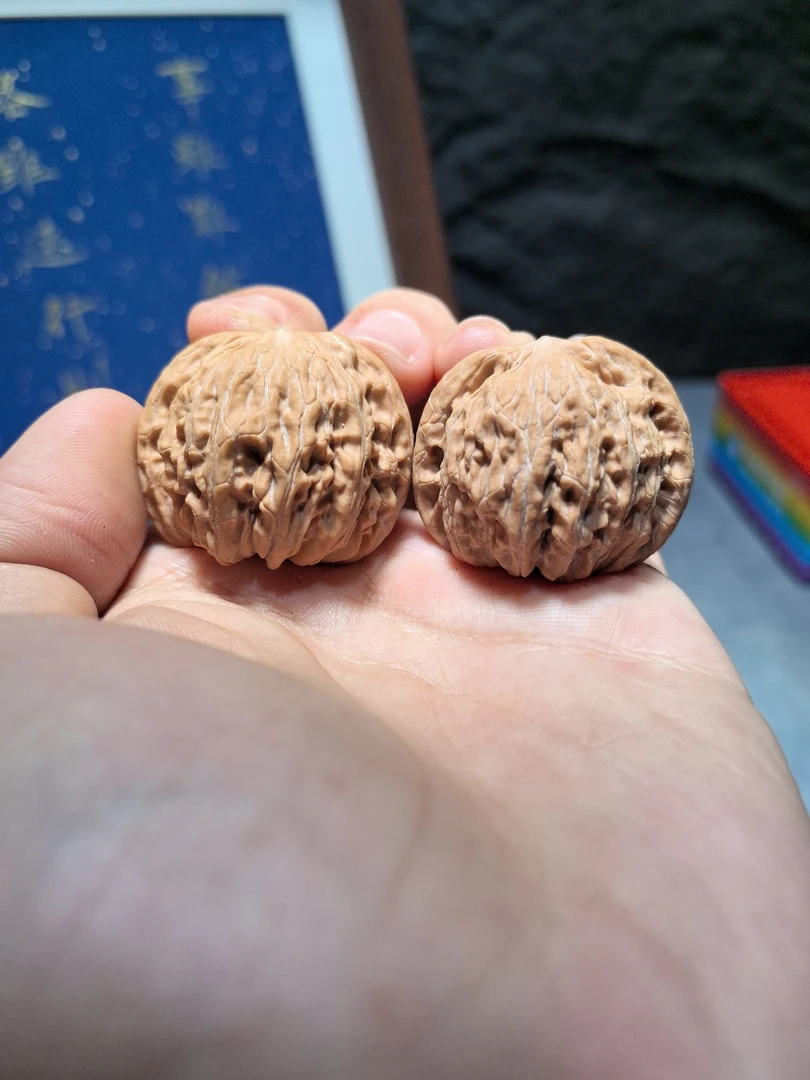 文玩核桃 房山磨盘 6086号37尺寸