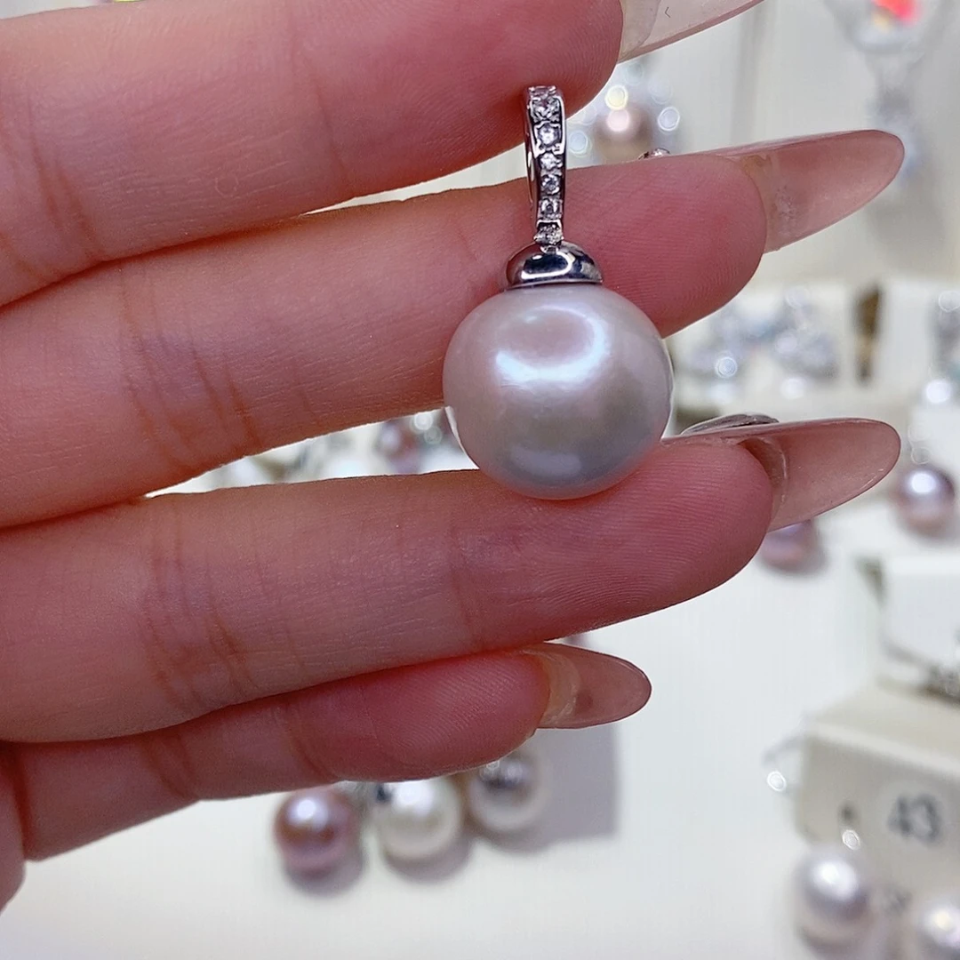 淡水珍珠未镶嵌吊坠(赠链)