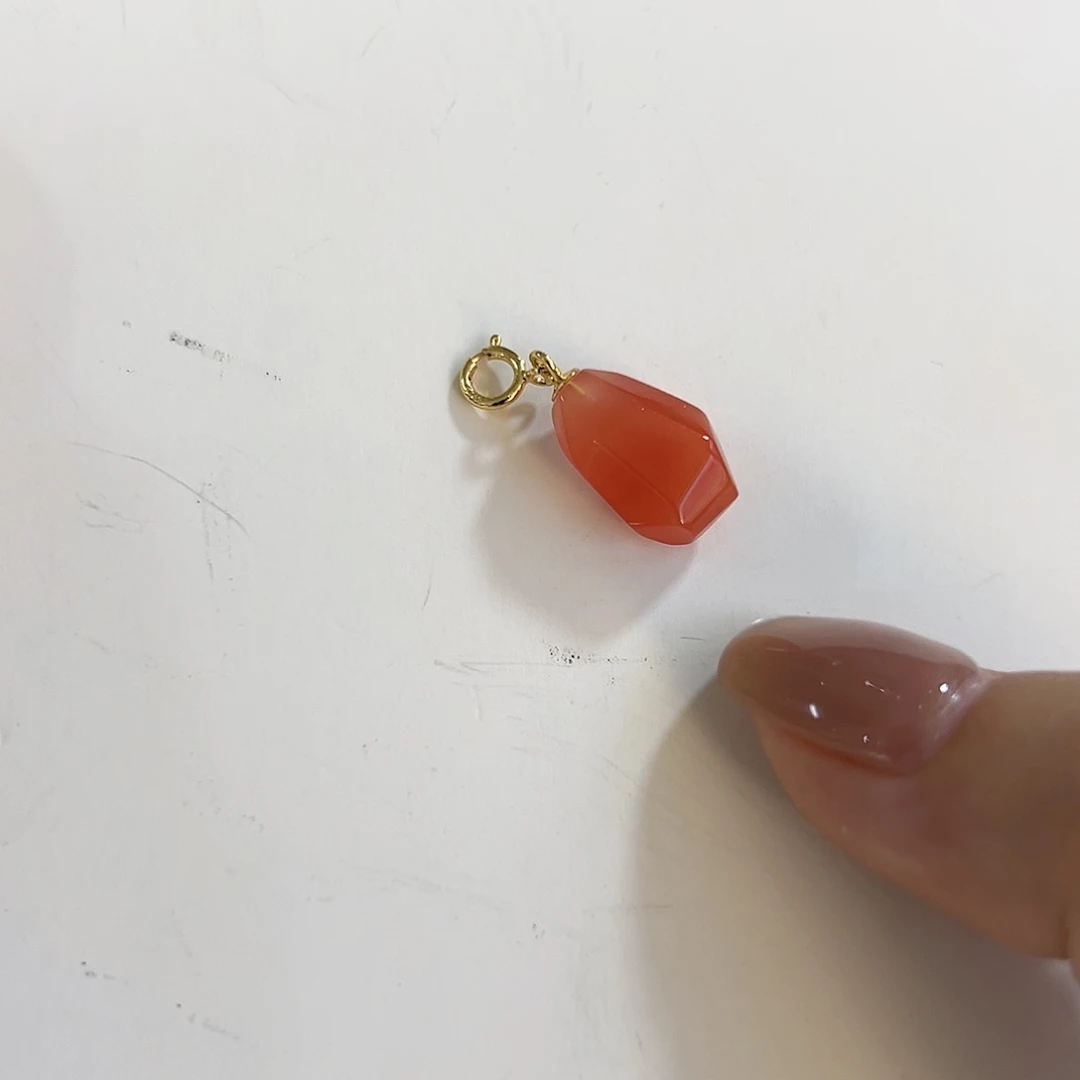 颈饰银S925镶嵌南红玛瑙