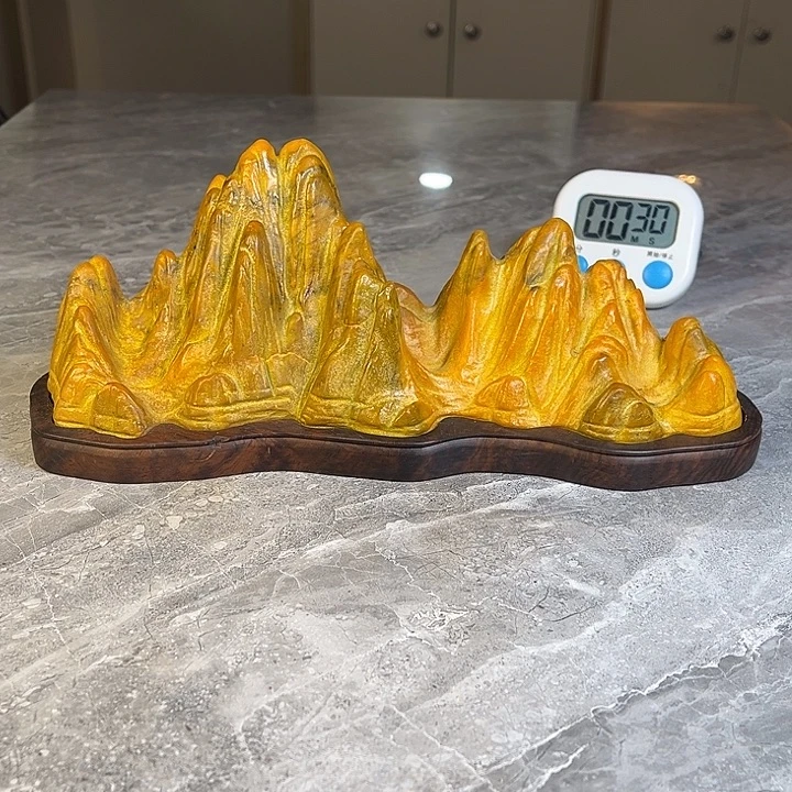 尤***奇石茶宠鱼缸文房摆件