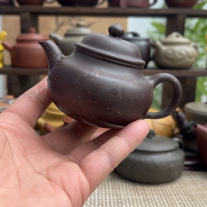 茶壶紫砂宜兴原矿紫砂半手容天130CC