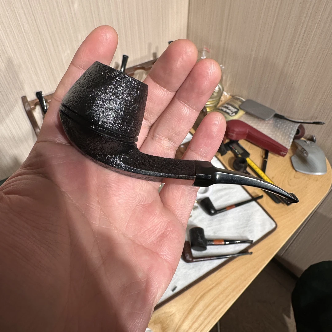 意大利石楠木芭乐比牛头烟斗3毫米烟道烟斗